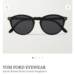 Tom Ford Classic Black Acetate Sunglasses